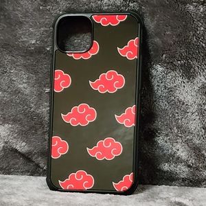 iPhone 14 Pro Max with red clouds